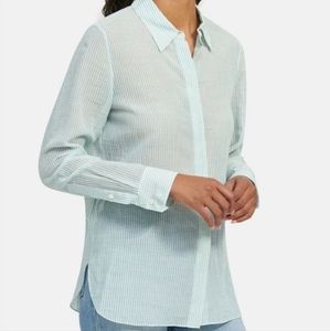 Theory semi see-through women shirt size S